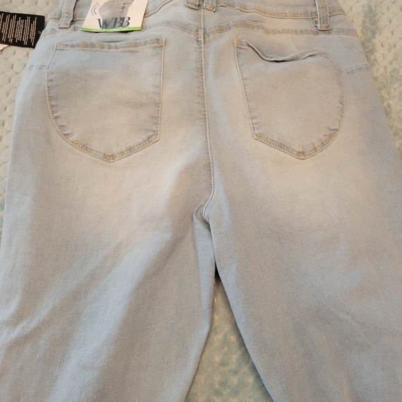 NWT-WBB Royalty For Me Women's Mid Rise Ankle Jeans-Size 14-NWT - Picture 13 of 15